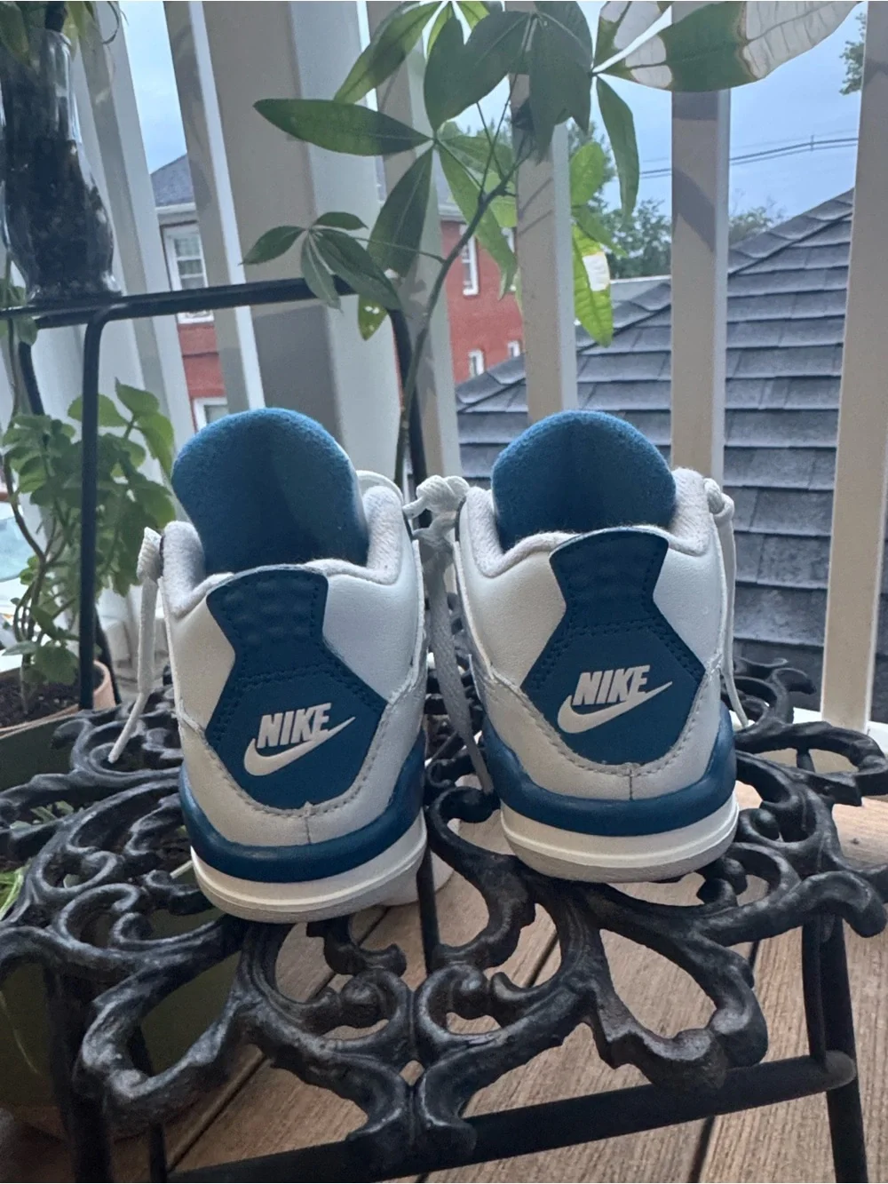 Air Jordan 4 ‘Industrial Blue’ Toddler Sneakers Size 8 toddler boys